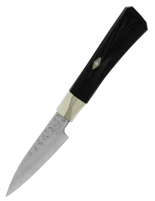 MCUSTA ZANMAI Petty 90 mm VG-10 Damassé Martelé Micarta