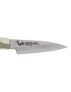 MCUSTA ZANMAI Petty 90 mm VG-10 Damassé Martelé Micarta