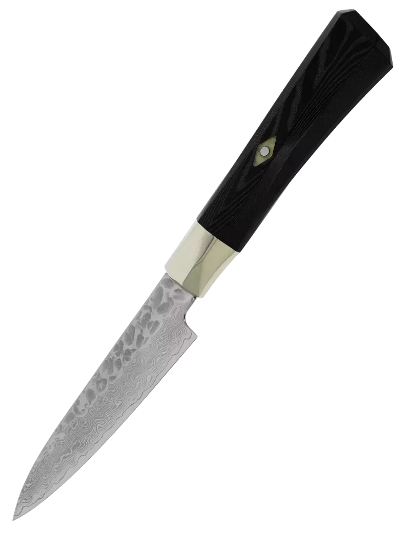 MCUSTA ZANMAI Petty 110 mm VG-10 Damassé Martelé Micarta
