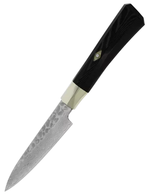 MCUSTA ZANMAI Petty 110 mm VG-10 Damassé Martelé Micarta