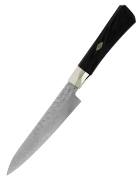 MCUSTA ZANMAI Petty 150 mm VG-10 Damassé Martelé Micarta