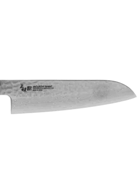 MCUSTA ZANMAI Santoku 180 mm VG-10 Damassé Martelé Micarta