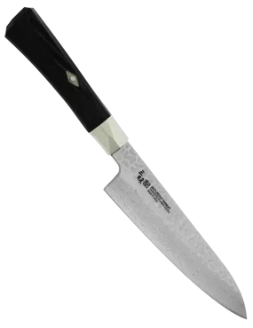 MCUSTA ZANMAI Gyuto 180 mm VG-10 Damassé Martelé Micarta