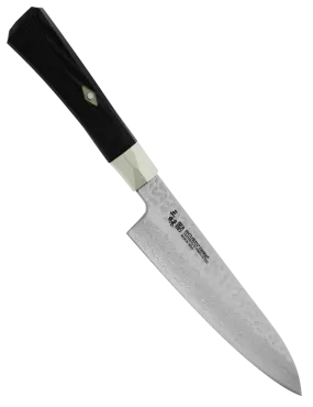 MCUSTA ZANMAI Gyuto 210 mm VG-10 Damassé Martelé Micarta