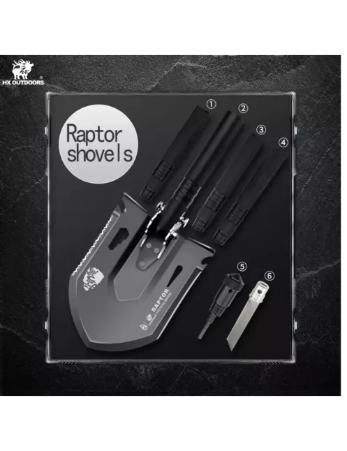 HXOUTDOOR RAPTOR I GBC-45 Multifunction Camping Shovel