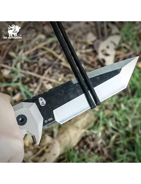 HXOUTDOOR SNIPERS D-183 Couteau Tanto fixe 7Cr17MoV
