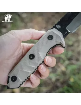 HXOUTDOOR SNIPERS D-183 Couteau Tanto fixe 7Cr17MoV