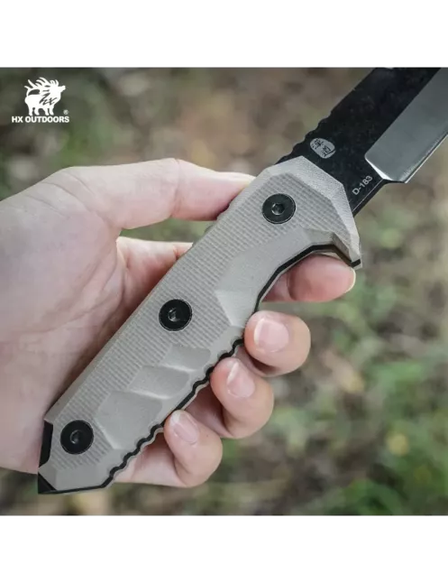 HXOUTDOOR SNIPERS D-183 Couteau Tanto fixe 7Cr17MoV