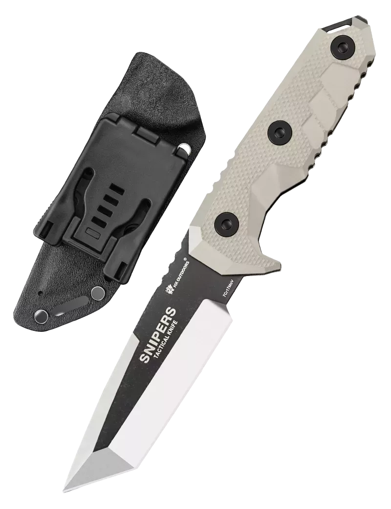 HXOUTDOOR SNIPERS D-183 Couteau Tanto fixe 7Cr17MoV