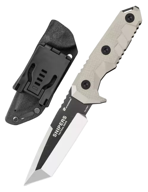 HXOUTDOOR SNIPERS D-183 Couteau Tanto fixe 7Cr17MoV