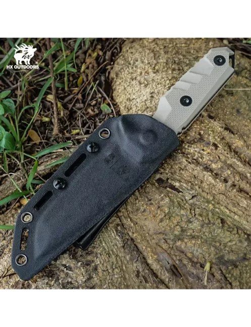 HXOUTDOOR SNIPERS D-183 Couteau Tanto fixe 7Cr17MoV
