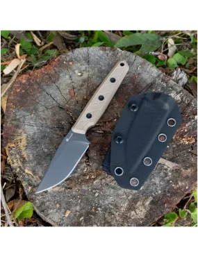 HXOUTDOOR D-354B MAVERICK Couteau fixe 14C28N G10 Gris