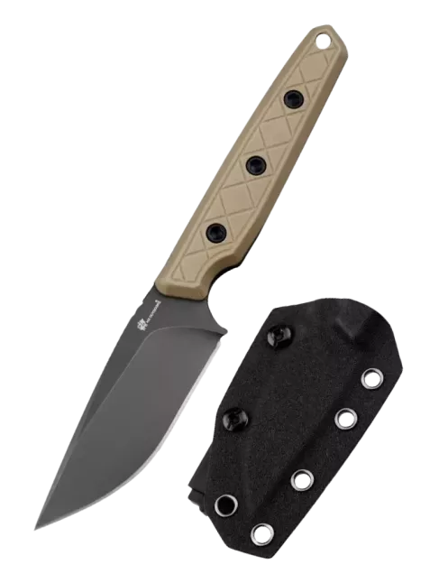 HXOUTDOOR D-354B MAVERICK Couteau fixe 14C28N G10 Gris