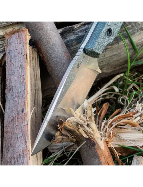 HXOUTDOOR D-354A MAVERICK Fixed Blade 14C28N Micarta