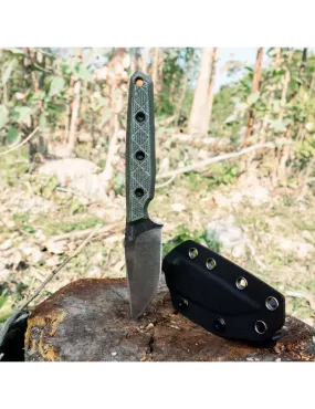 HXOUTDOOR D-354A MAVERICK Couteau fixe 14C28N Micarta