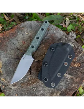 HXOUTDOOR D-354A MAVERICK Couteau fixe 14C28N Micarta