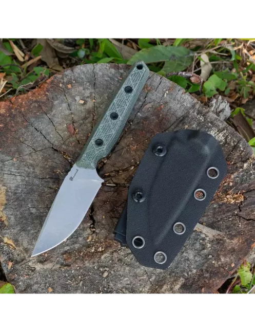 HXOUTDOOR D-354A MAVERICK Couteau fixe 14C28N Micarta