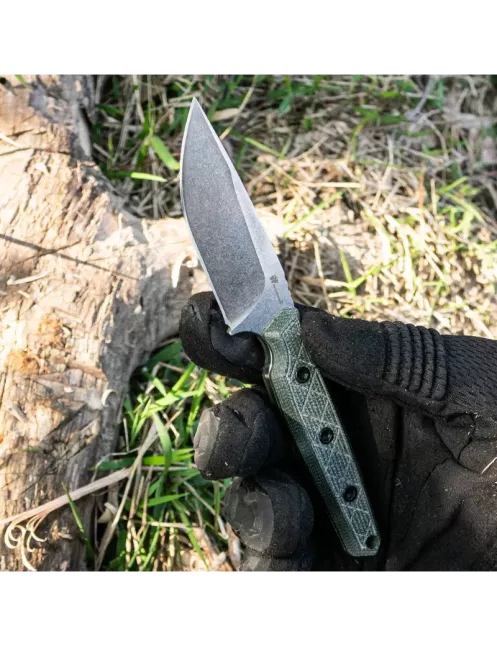 HXOUTDOOR D-354A MAVERICK Couteau fixe 14C28N Micarta