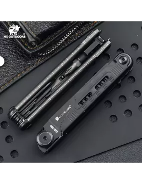 HXOUTDOOR GQ-28B SWIFTTRAIL Multitool 8 fonctions noir