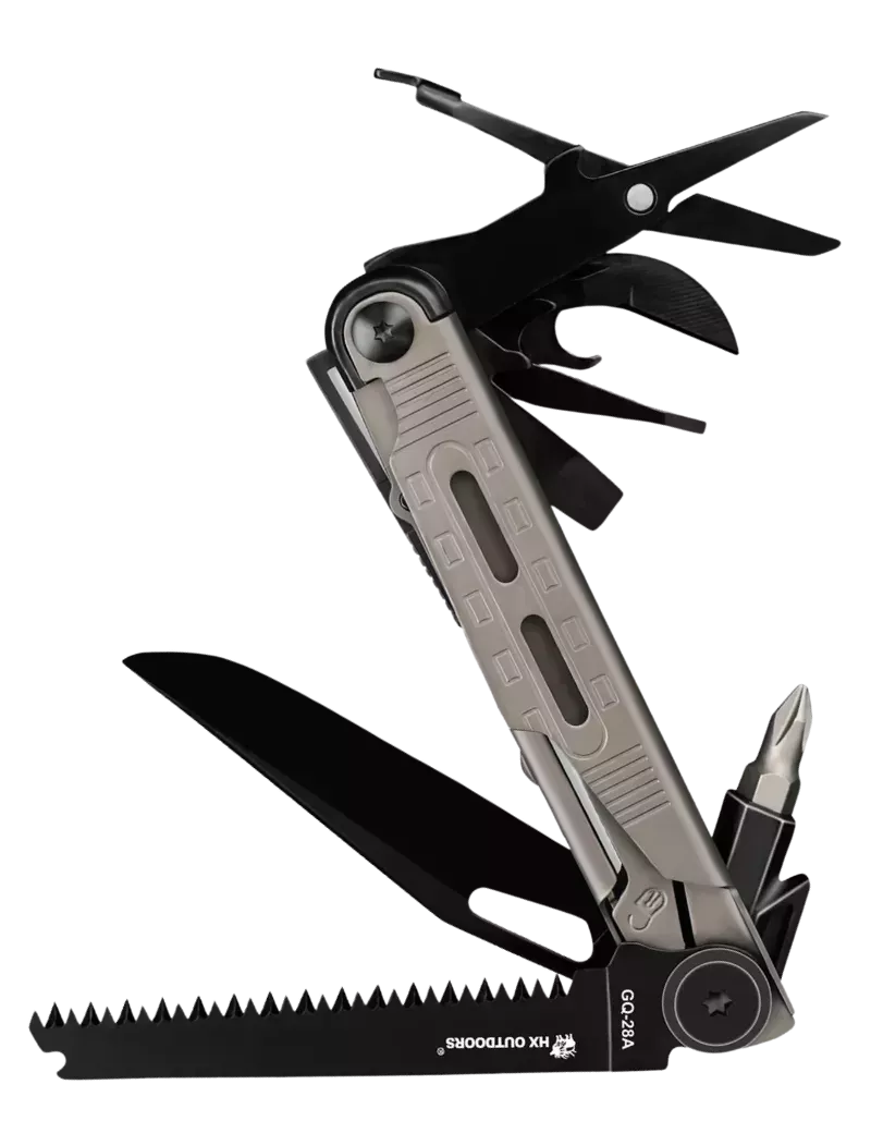 HXOUTDOOR GQ-28A SWIFTTRAIL Multitool 8 fonctions gris