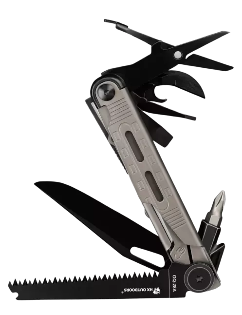 HXOUTDOOR GQ-28A SWIFTTRAIL Multitool 8 fonctions gris