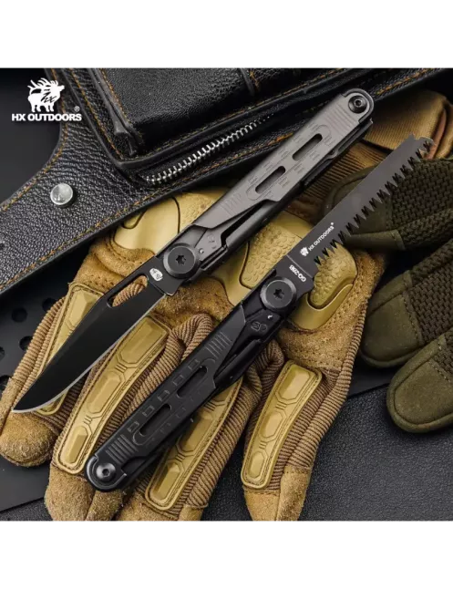 HXOUTDOOR GQ-28A SWIFTTRAIL Multitool 8 fonctions gris