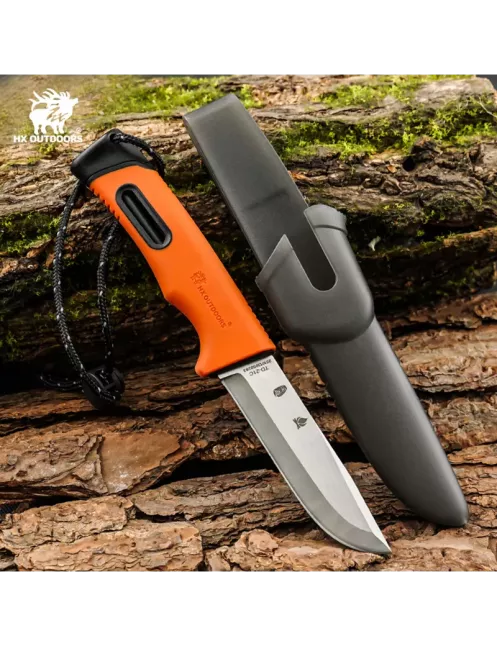 HXOUTDOOR TD-21C SURVIVAL MASTER Couteau fixe 5Cr15MoV