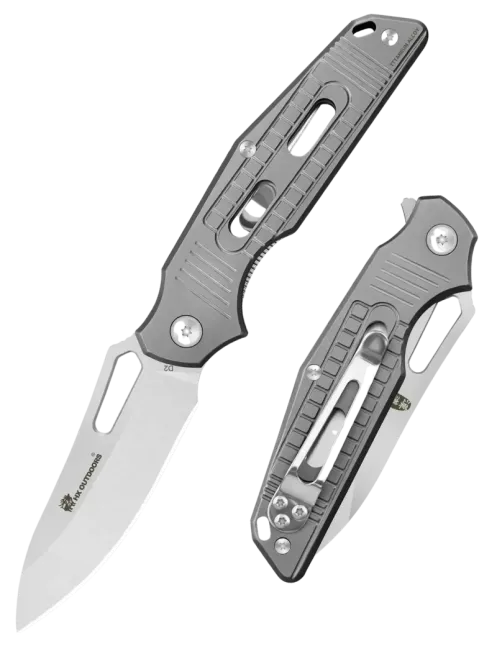 HXOUTDOOR TD-15T ROCK FLUORITE D2 Titanium Folding Knife HXOUTDOOR TD-15T ROCK FLUORITE D2 Titanium Folding Knife