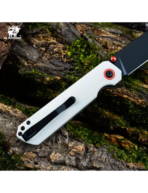HXOUTDOOR HYLA ZD-120S-D 14C28N Button Lock Folding Knife