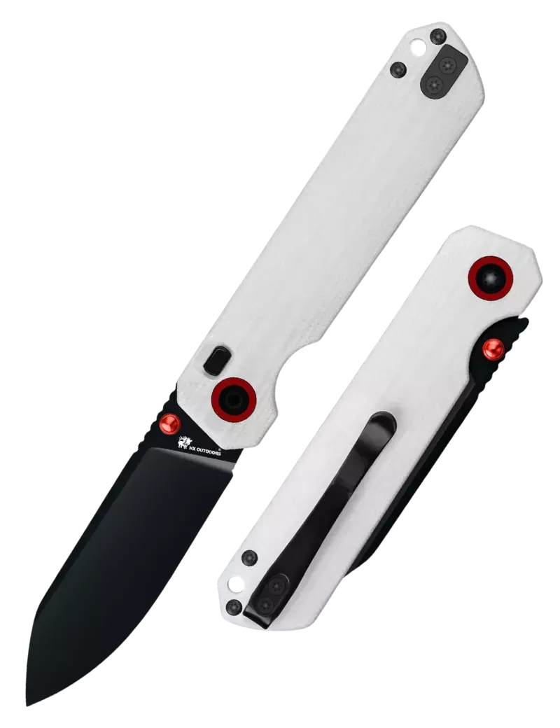 HXOUTDOOR HYLA ZD-120S-D Couteau pliant 14C28N Button Lock