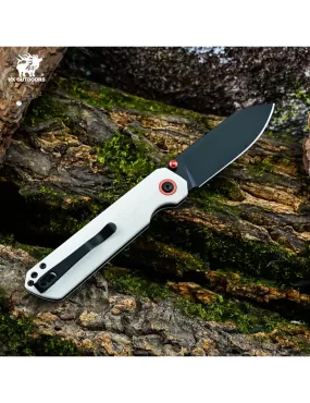 HXOUTDOOR HYLA ZD-120S-D Couteau pliant 14C28N Button Lock