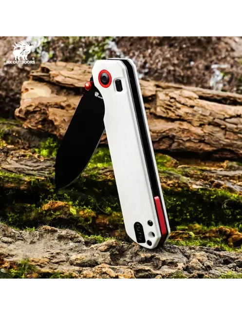 HXOUTDOOR HYLA ZD-120S-D Couteau pliant 14C28N Button Lock