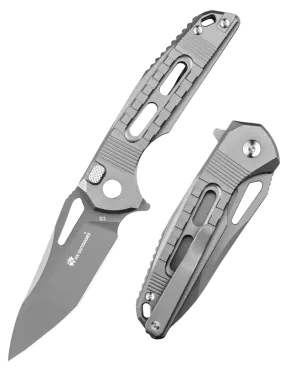 HXOUTDOOR ZD-104A-S ROCK ONYX Couteau pliant D2 Aluminium