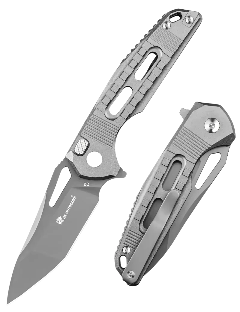 HXOUTDOOR ZD-104A-S ROCK ONYX Couteau pliant D2 Aluminium
