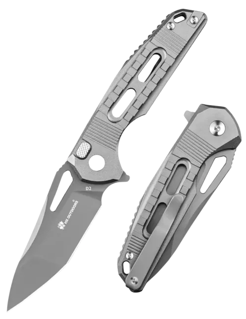 HXOUTDOOR ZD-104A-S ROCK ONYX Couteau pliant D2 Aluminium HXOUTDOOR ZD-104A-S ROCK ONYX Couteau pliant D2 Aluminium
