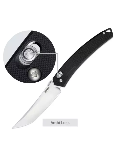 SRM 9211-GB2 Couteau pliant EDC 8Cr13MoV G10