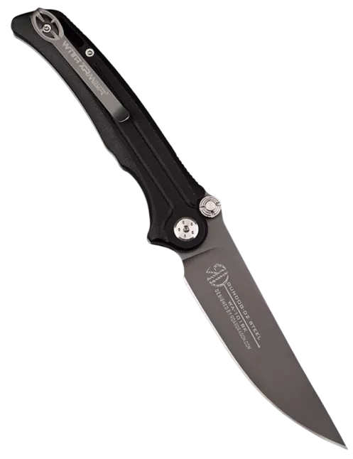 WITHARMOUR Gundog-BK WA-101BK – Couteau pliant D2