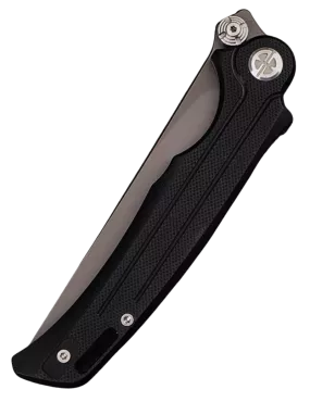 WITHARMOUR Gundog-BK WA-101BK – Couteau pliant D2