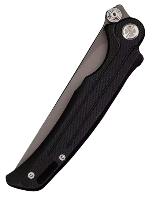 WITHARMOUR Gundog-BK WA-101BK – Couteau pliant D2