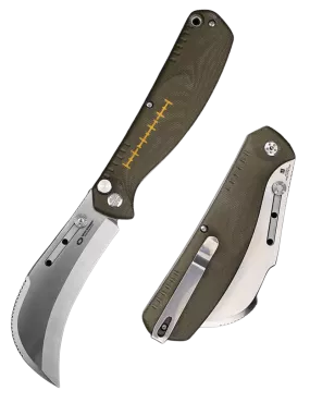 WITHARMOUR Hortus-GN 23HY128-60GN – Couteau pliant VG-10