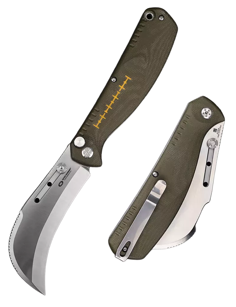 WITHARMOUR Hortus-GN 23HY128-60GN – Couteau pliant VG-10