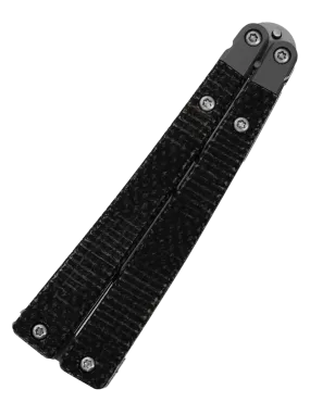 FRED PERRIN FPBBK Black – Couteau papillon VG10 First Run