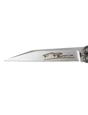 FRED PERRIN FPBBK Black – Couteau papillon VG10 First Run