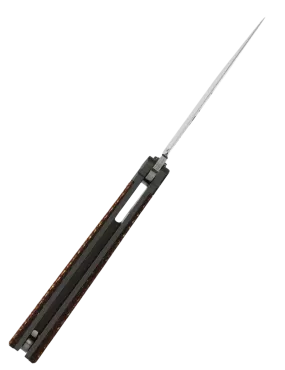 FRED PERRIN FPBGY Brown – Couteau papillon VG10 First Run