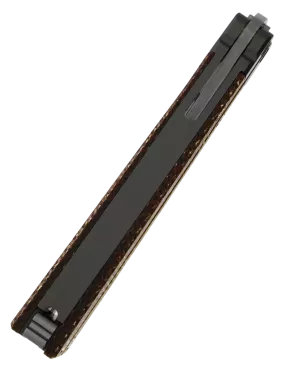 FRED PERRIN FPBGY Brown – Couteau papillon VG10 First Run