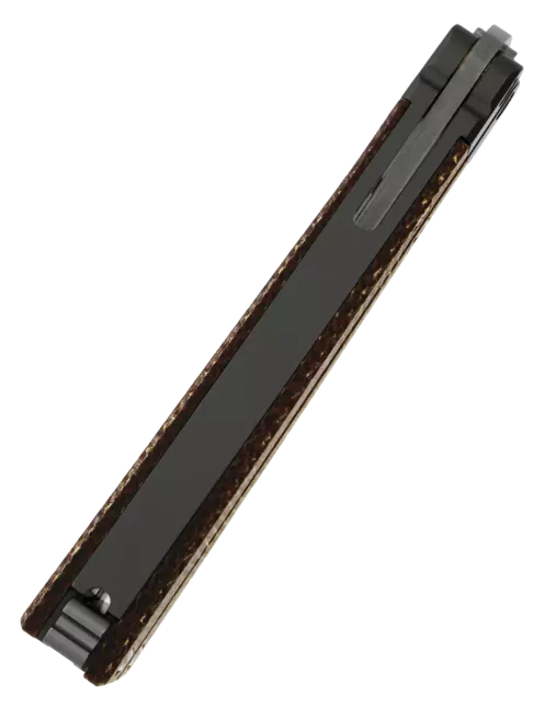 FRED PERRIN FPBGY Brown – Couteau papillon VG10 First Run