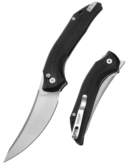 DREAMTECH D3052GB – D2 Trailing Point Folding Knife