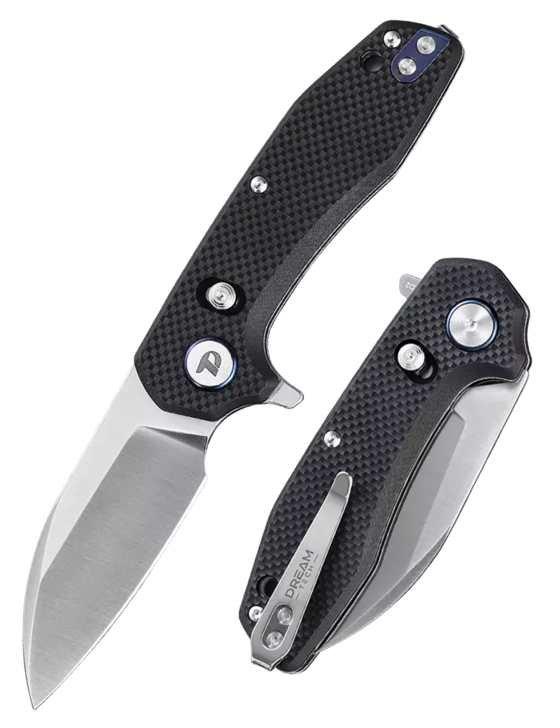 DREAMTECH D3435GB – Couteau pliant D2 Sheepfoot
