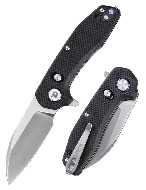 DREAMTECH D3435GB – Couteau pliant D2 Sheepfoot
