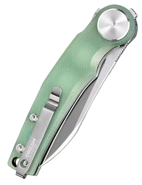 DREAMTECH D3618GJ – D2 EDC Knife Jade G10